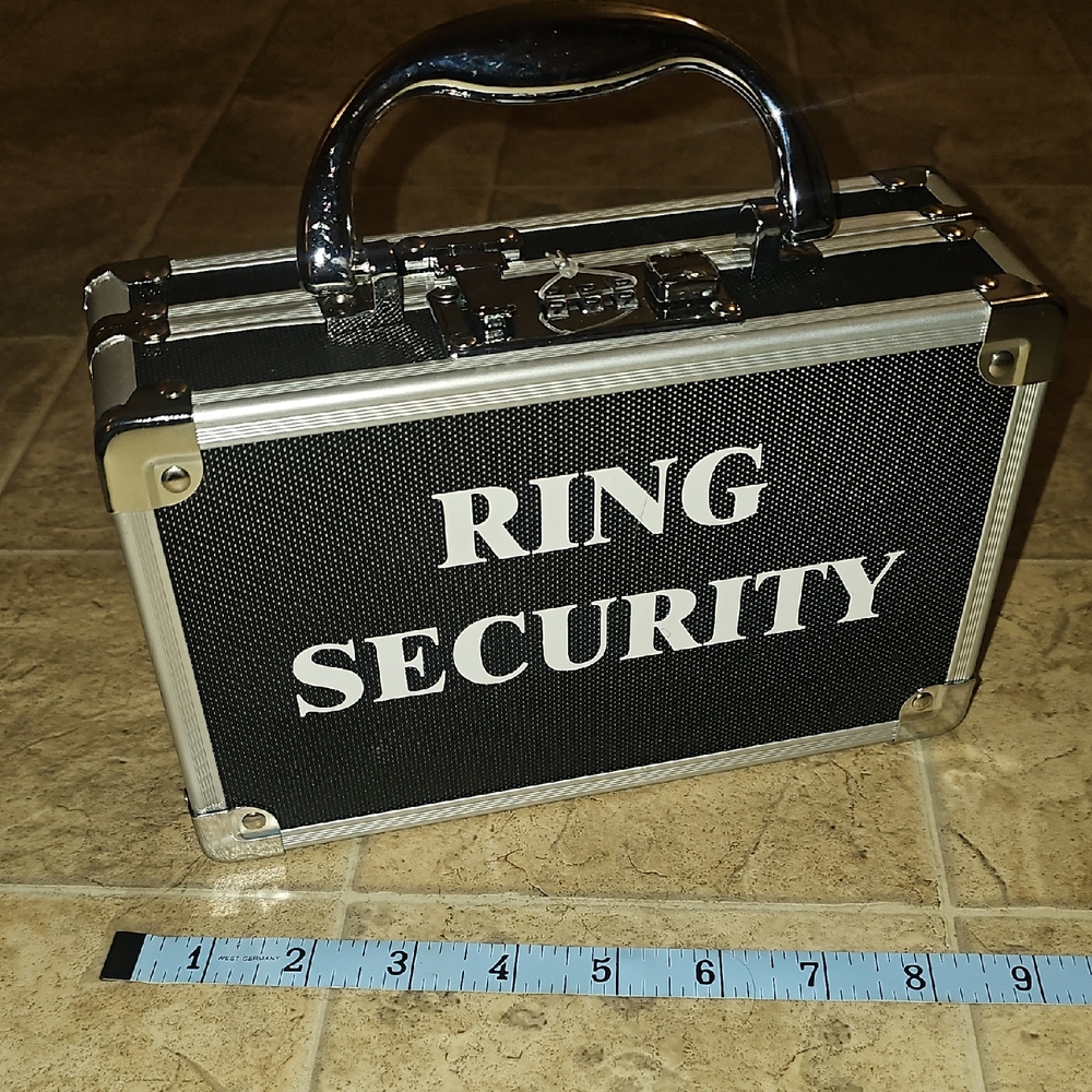Ring Security Black Carry Case - Ring Bearer - Wedding